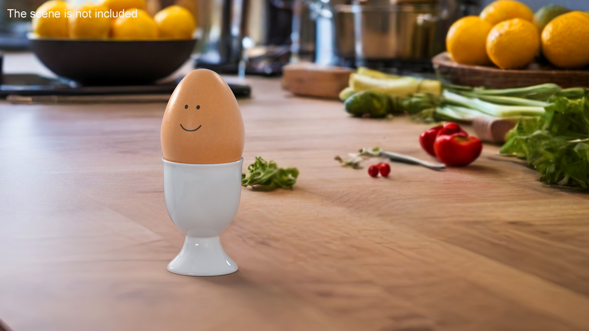3D Smiling Egg in Cup model