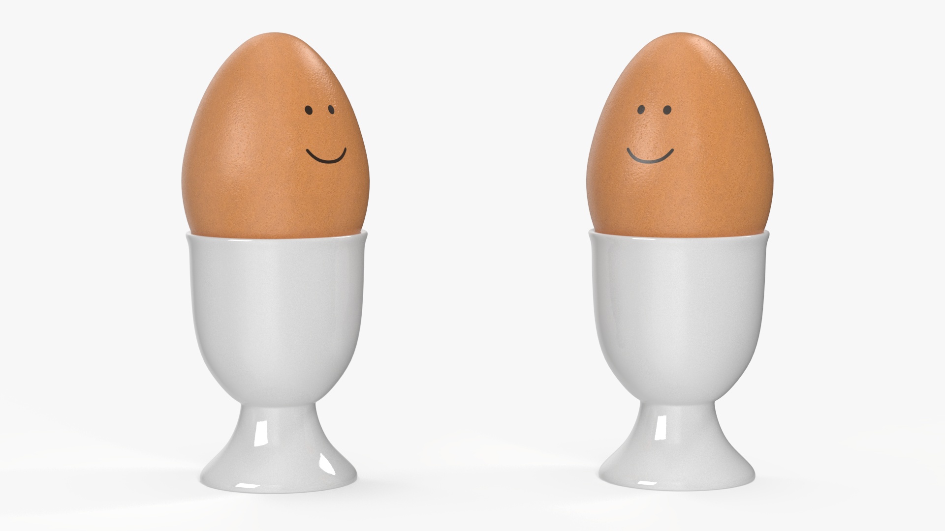 3D Smiling Egg in Cup model