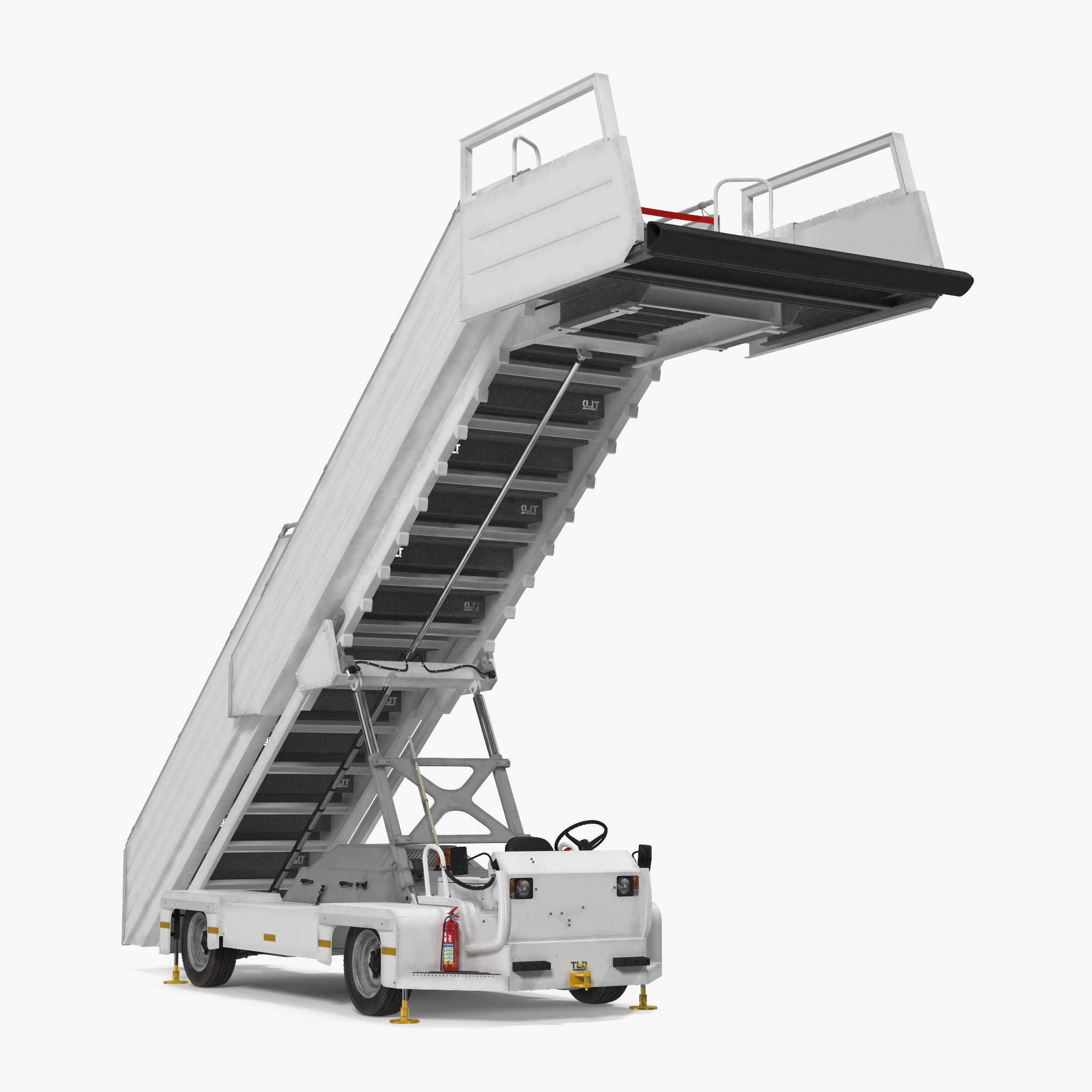 Passenger Steps TLD ABS 580 Rigged 3D model