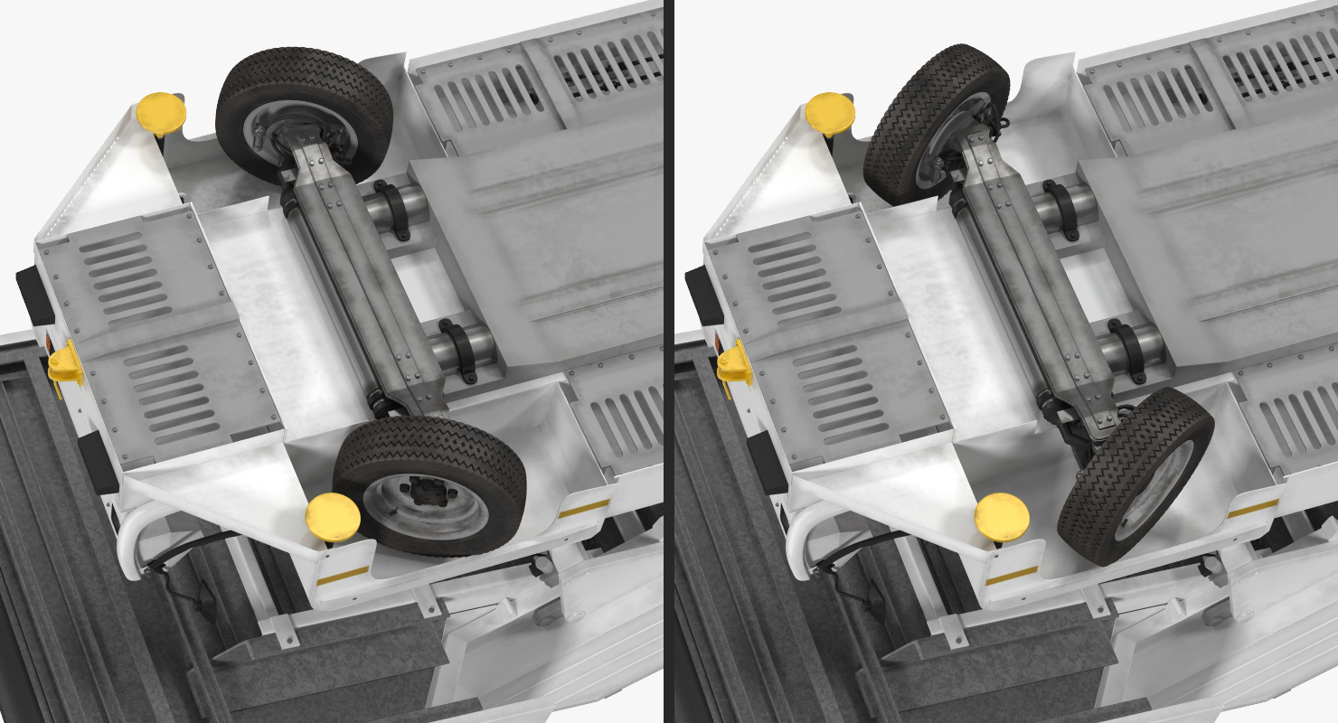 Passenger Steps TLD ABS 580 Rigged 3D model