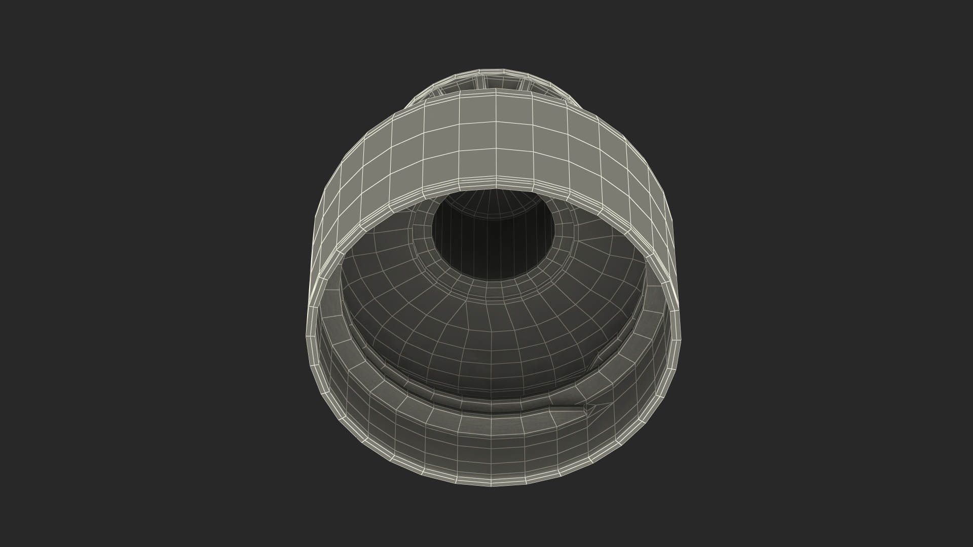 3D Push Pull Cap model
