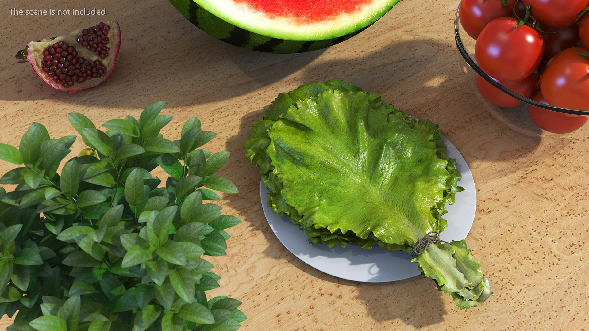 3D model Bunch of Lettuce Fur