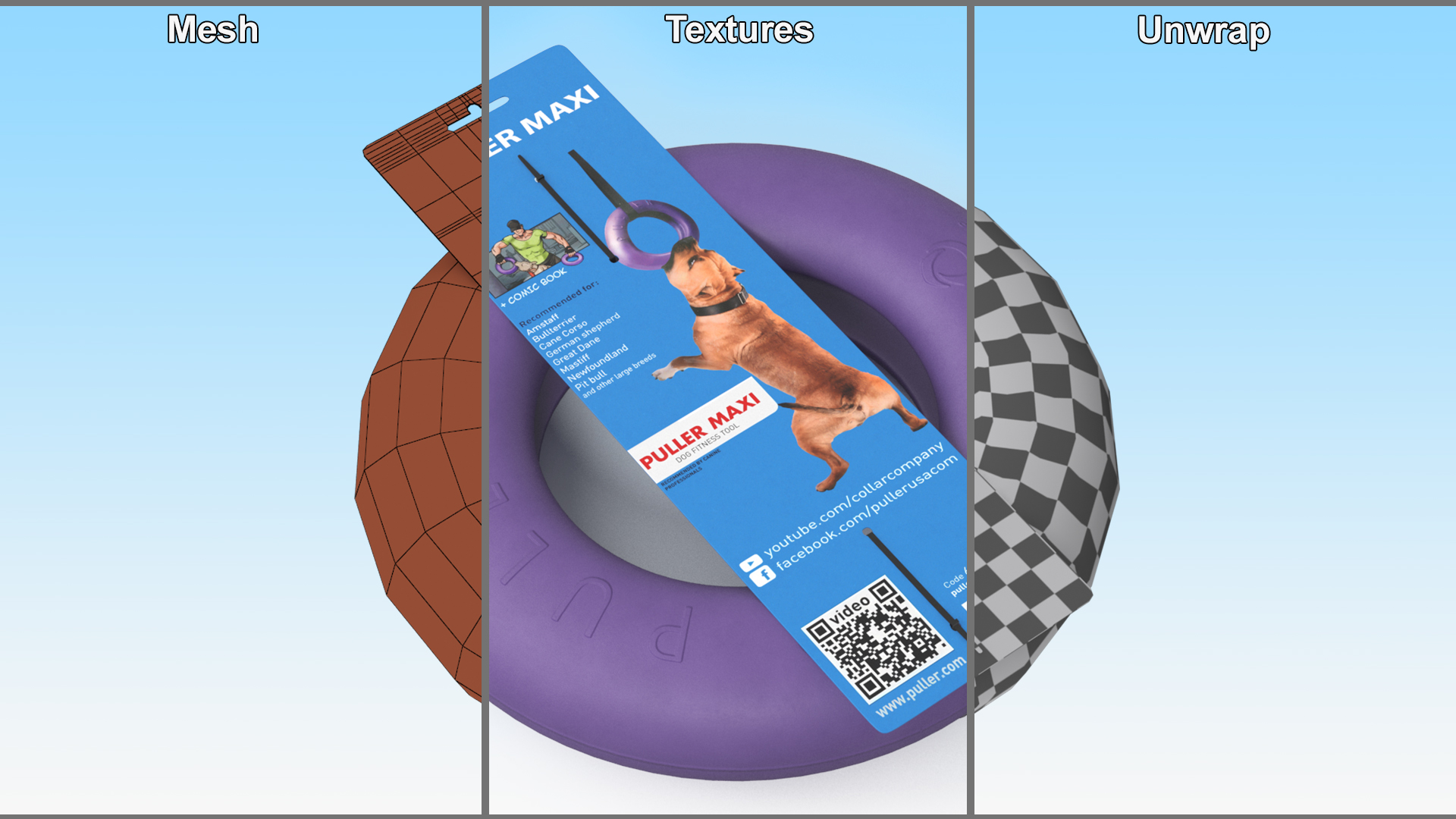 3D model Outdoor Dog Toy Puller Maxi Package