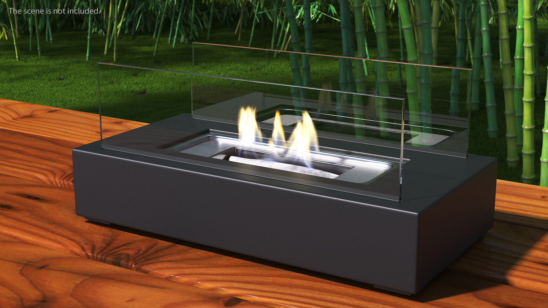 3D Black Bioethanol Burner model