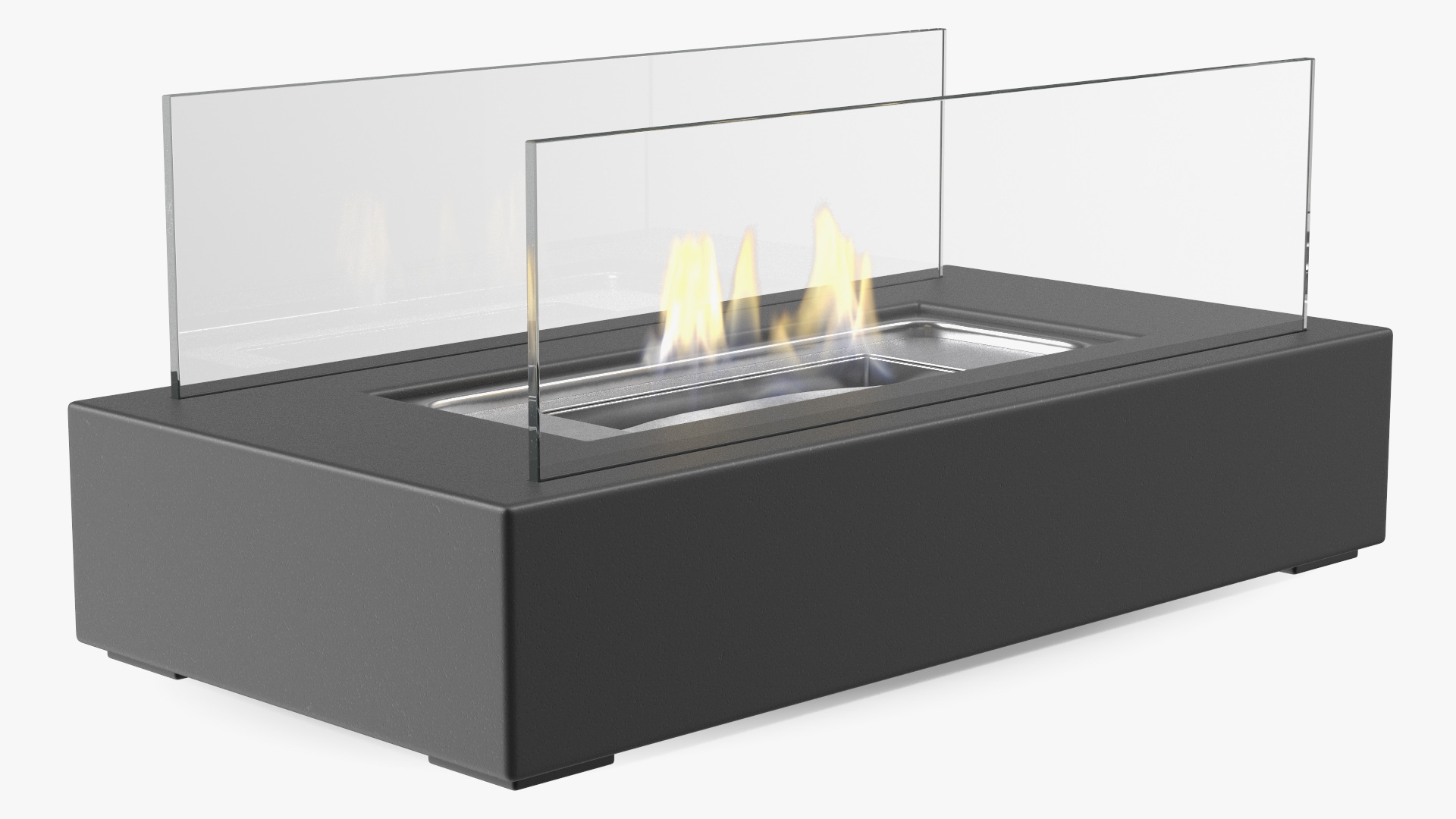3D Black Bioethanol Burner model