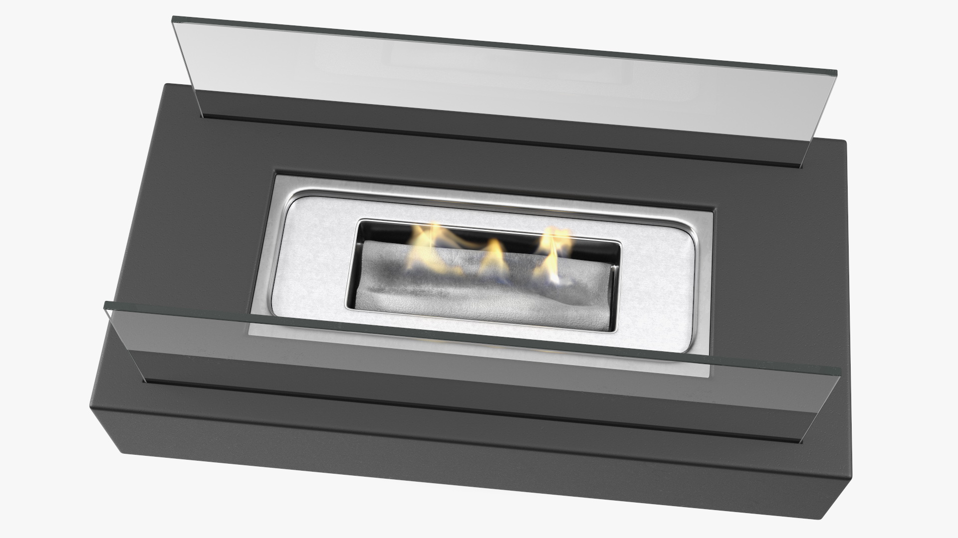 3D Black Bioethanol Burner model