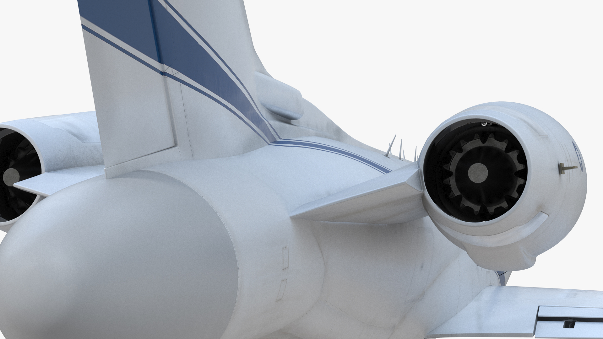 Electronic Surveillance Aircraft in Flight 3D