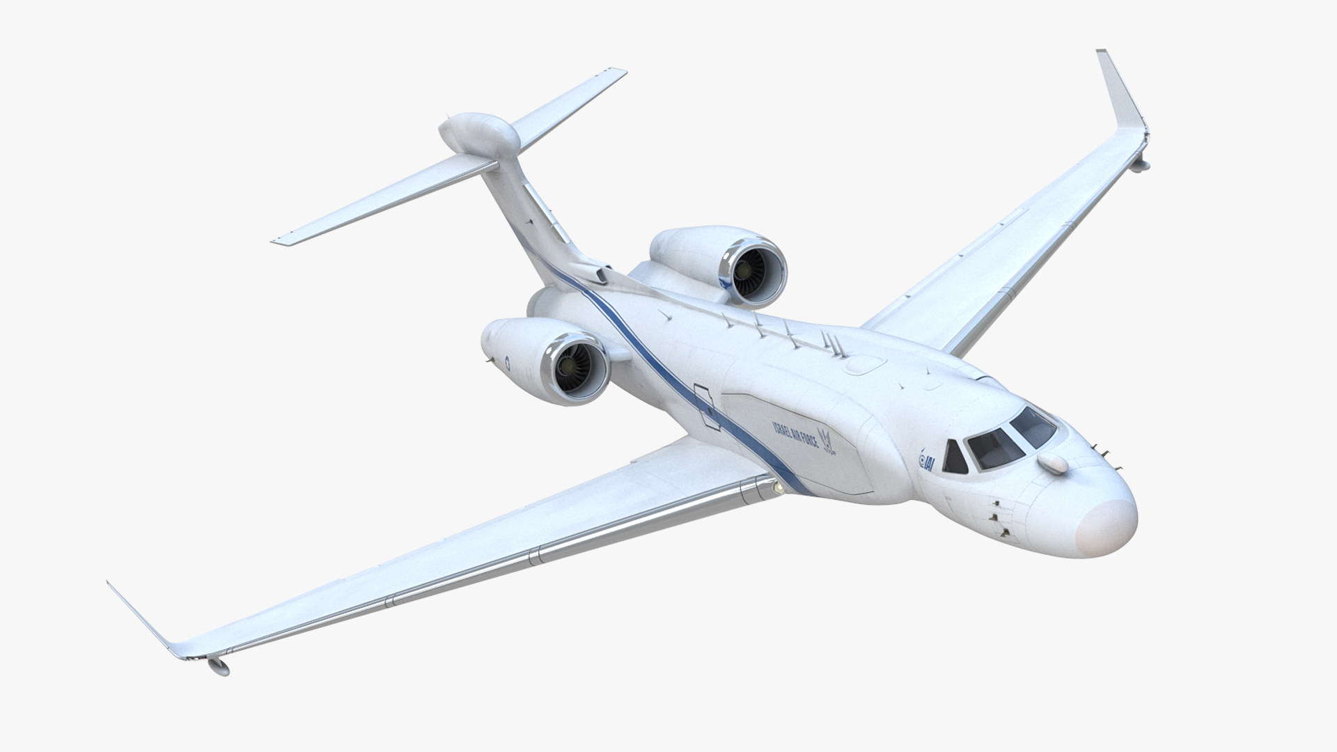 Electronic Surveillance Aircraft in Flight 3D