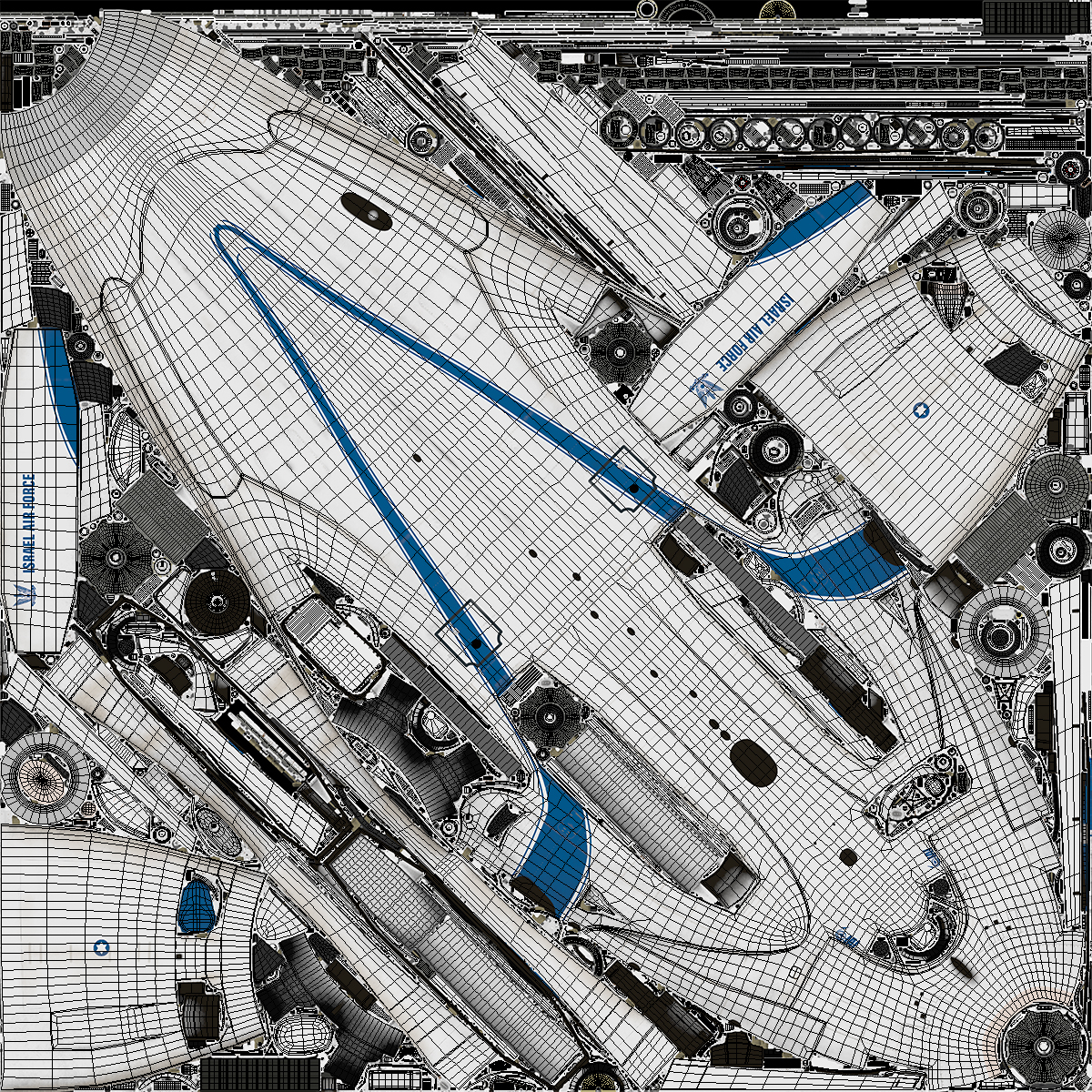 Electronic Surveillance Aircraft in Flight 3D