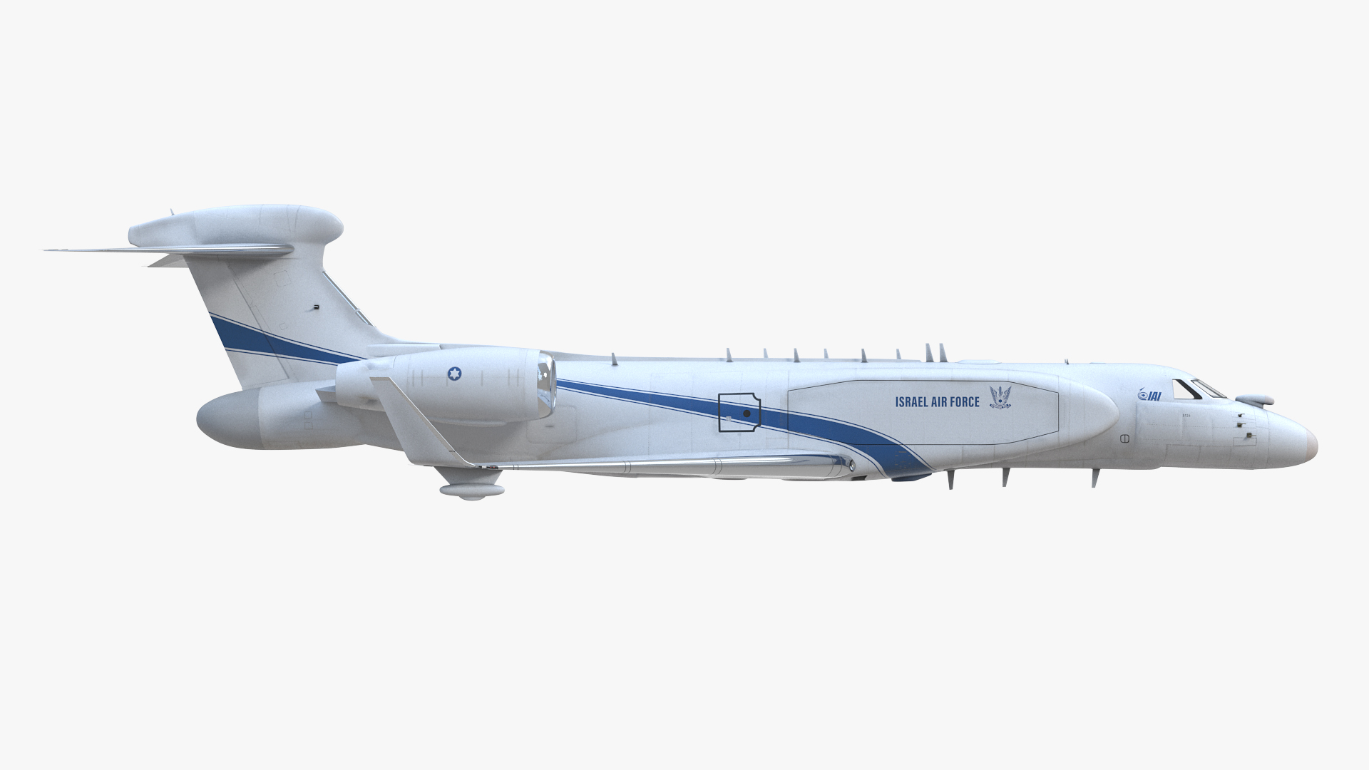 Electronic Surveillance Aircraft in Flight 3D
