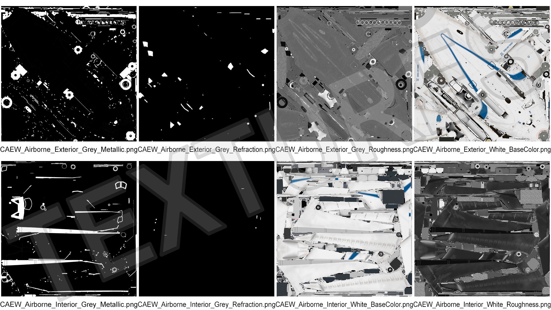 Electronic Surveillance Aircraft in Flight 3D