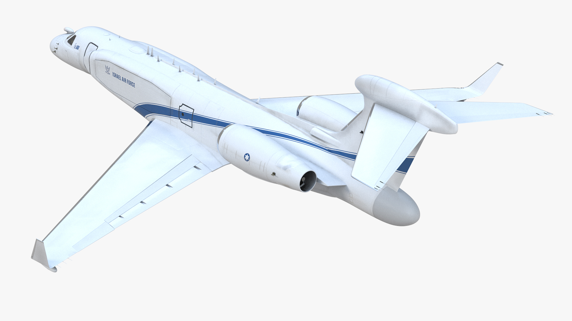 Electronic Surveillance Aircraft in Flight 3D
