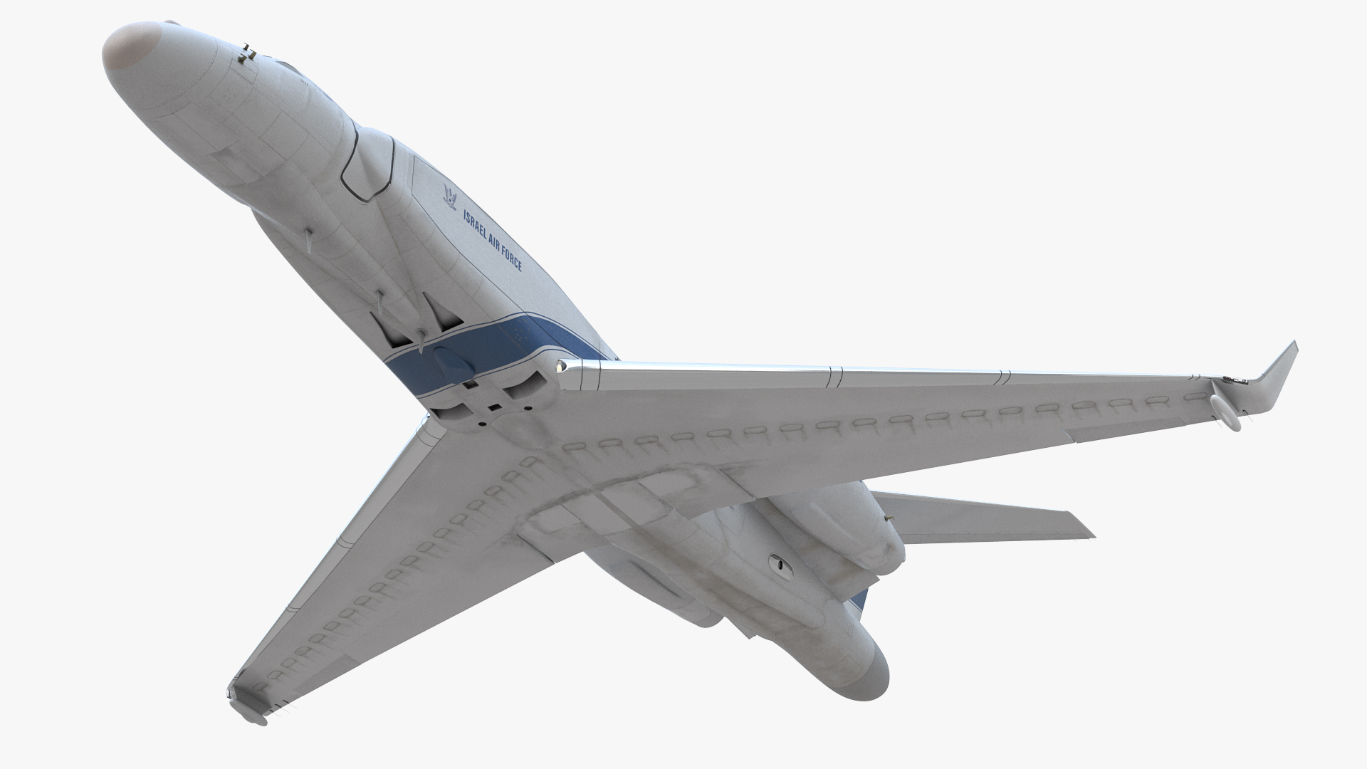 Electronic Surveillance Aircraft in Flight 3D