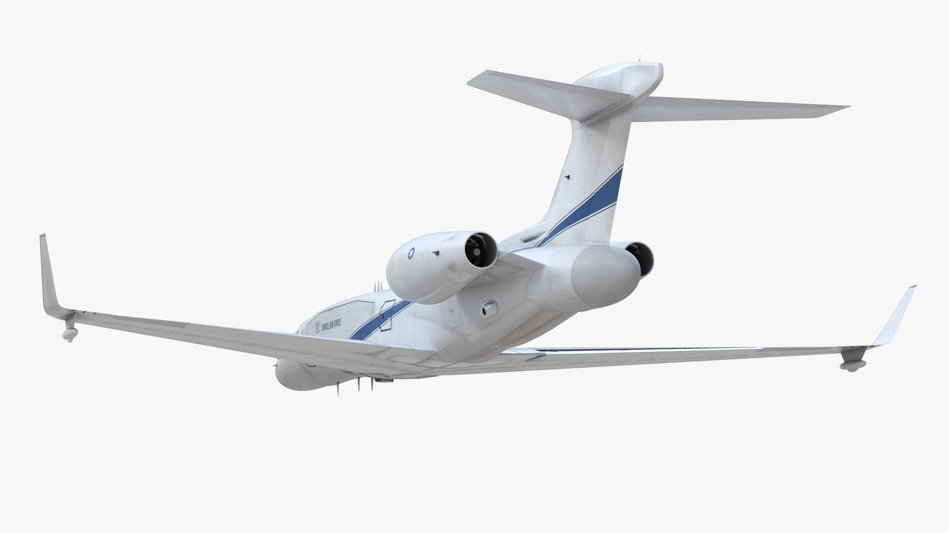 Electronic Surveillance Aircraft in Flight 3D