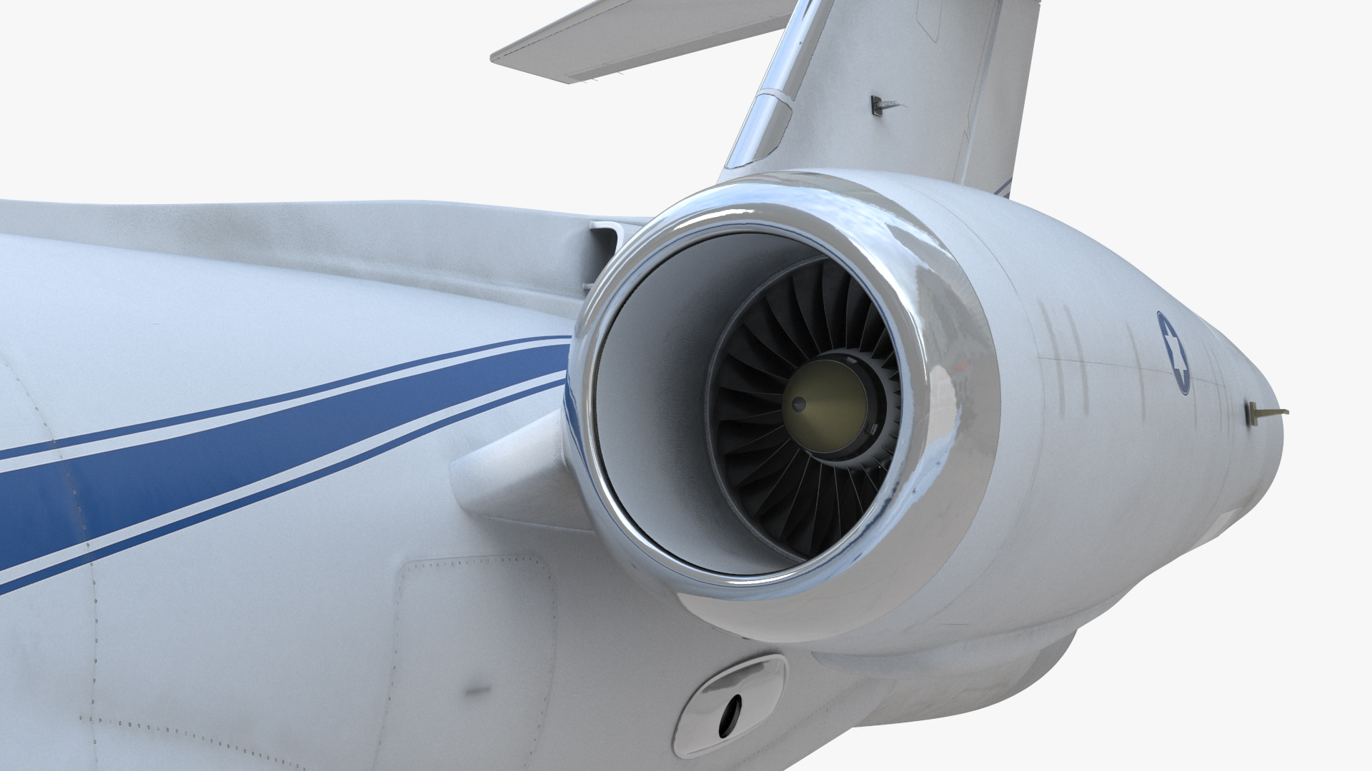 Electronic Surveillance Aircraft in Flight 3D