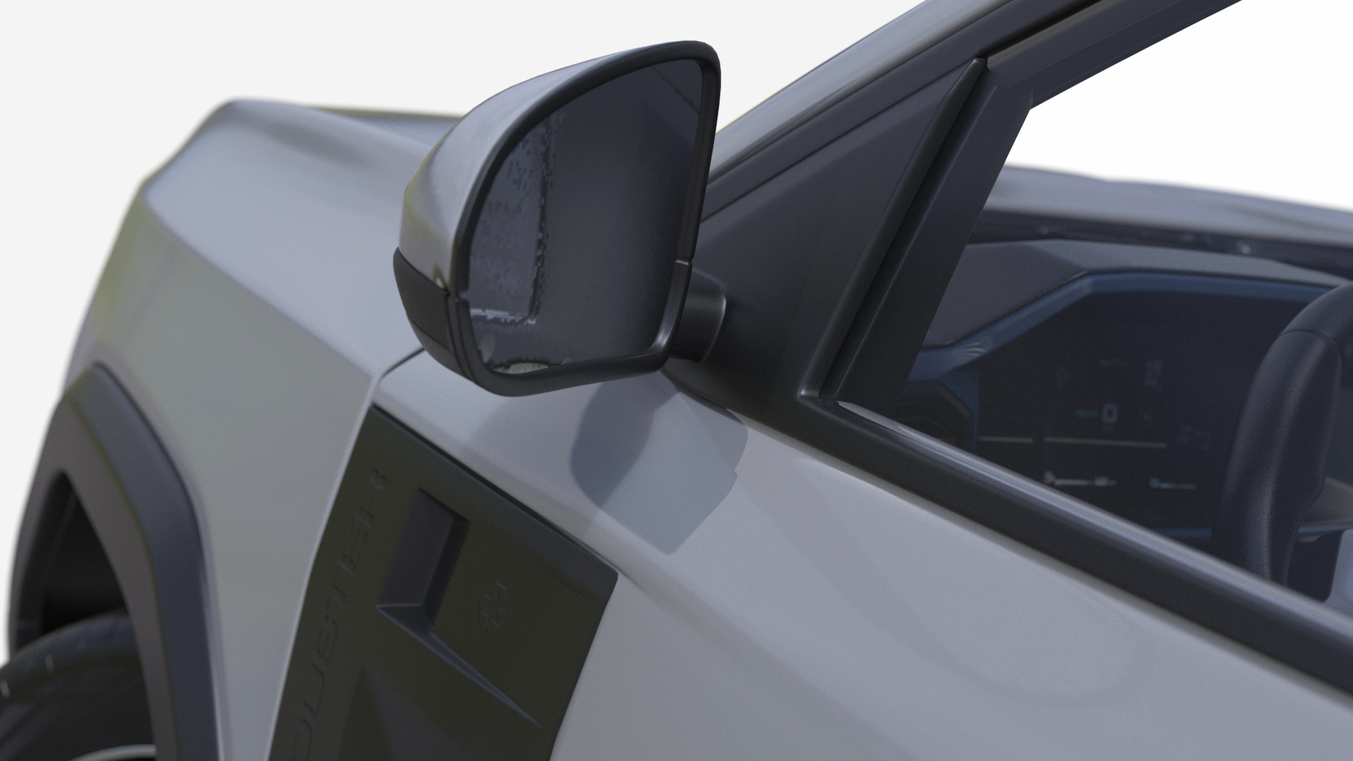 3D model Dacia Duster 2024 Crossover White Rigged