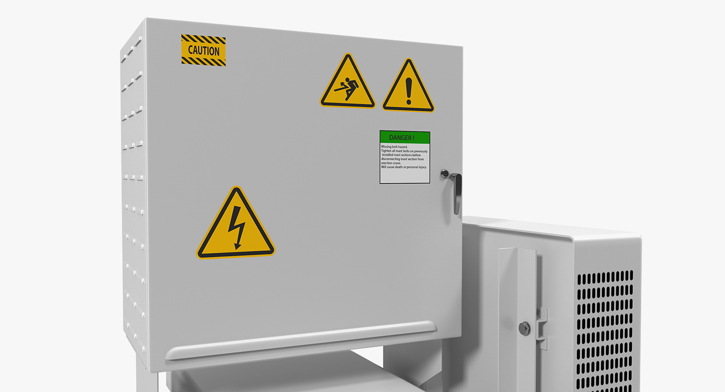 3D Elevator Motor Engine