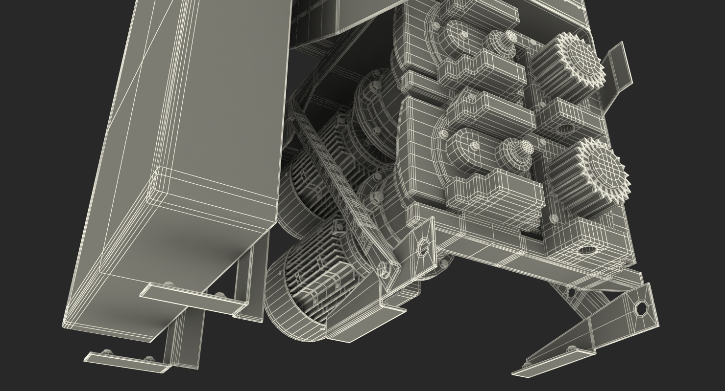 3D Elevator Motor Engine