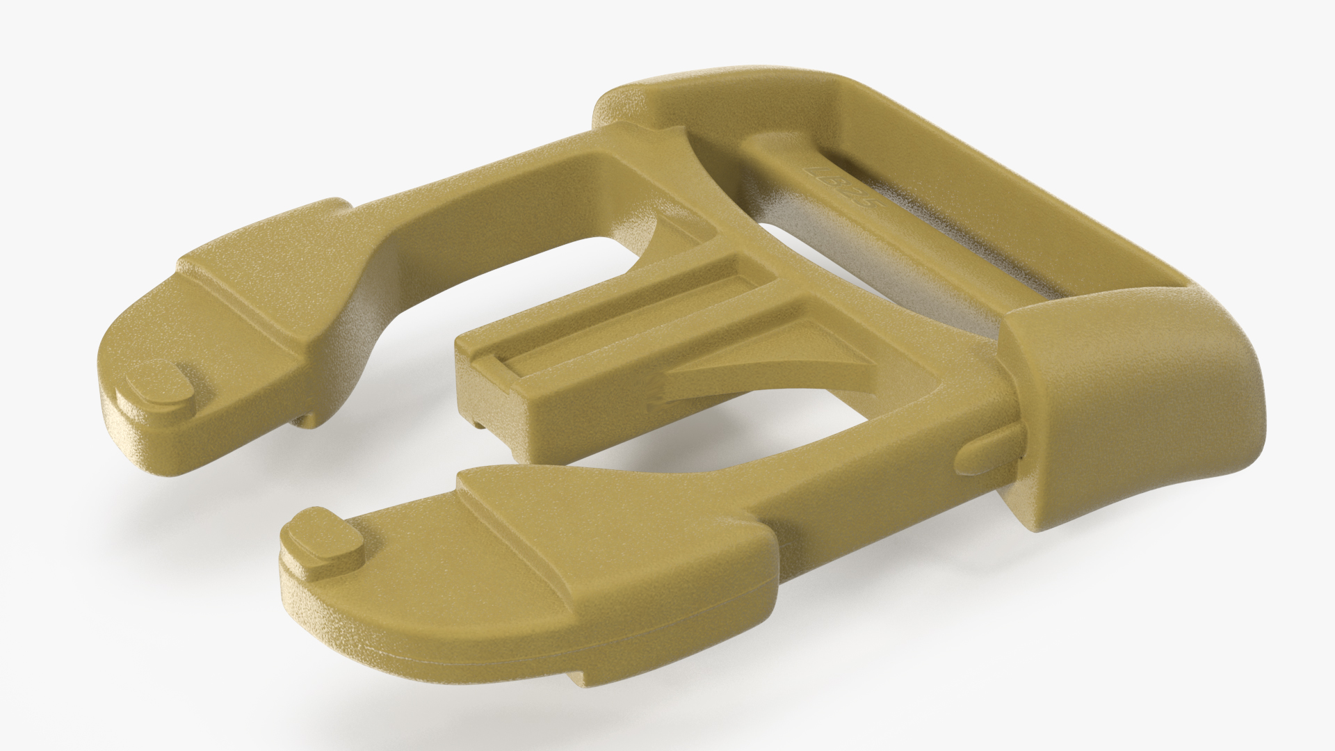 3D Contoured Side Release Plastic Buckle Khaki model