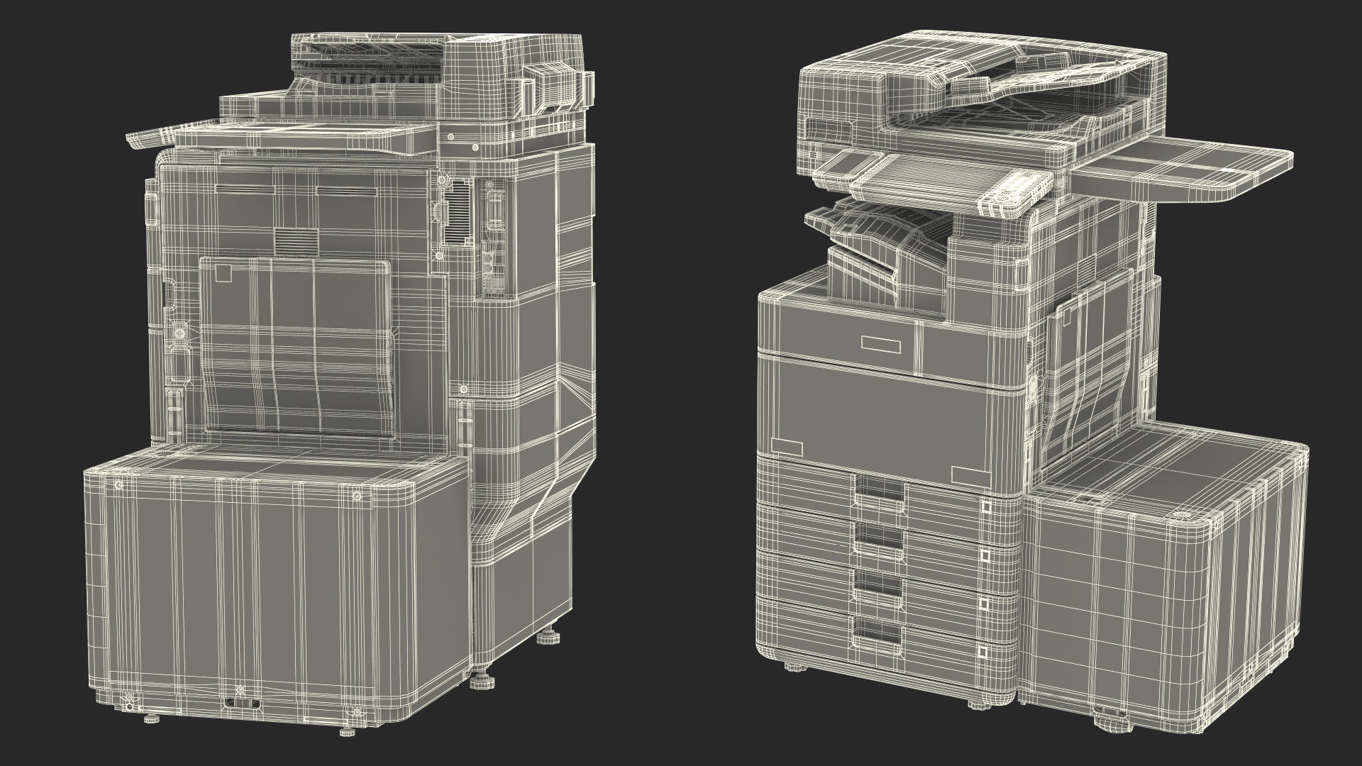 3D Laser MFP Black with Paper Deck Unit Tray