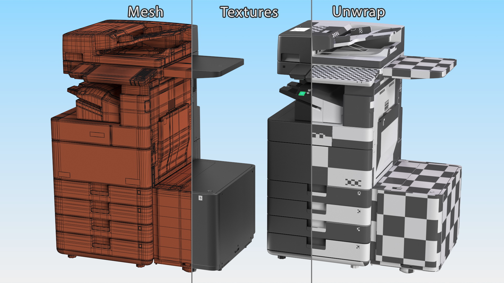 3D Laser MFP Black with Paper Deck Unit Tray