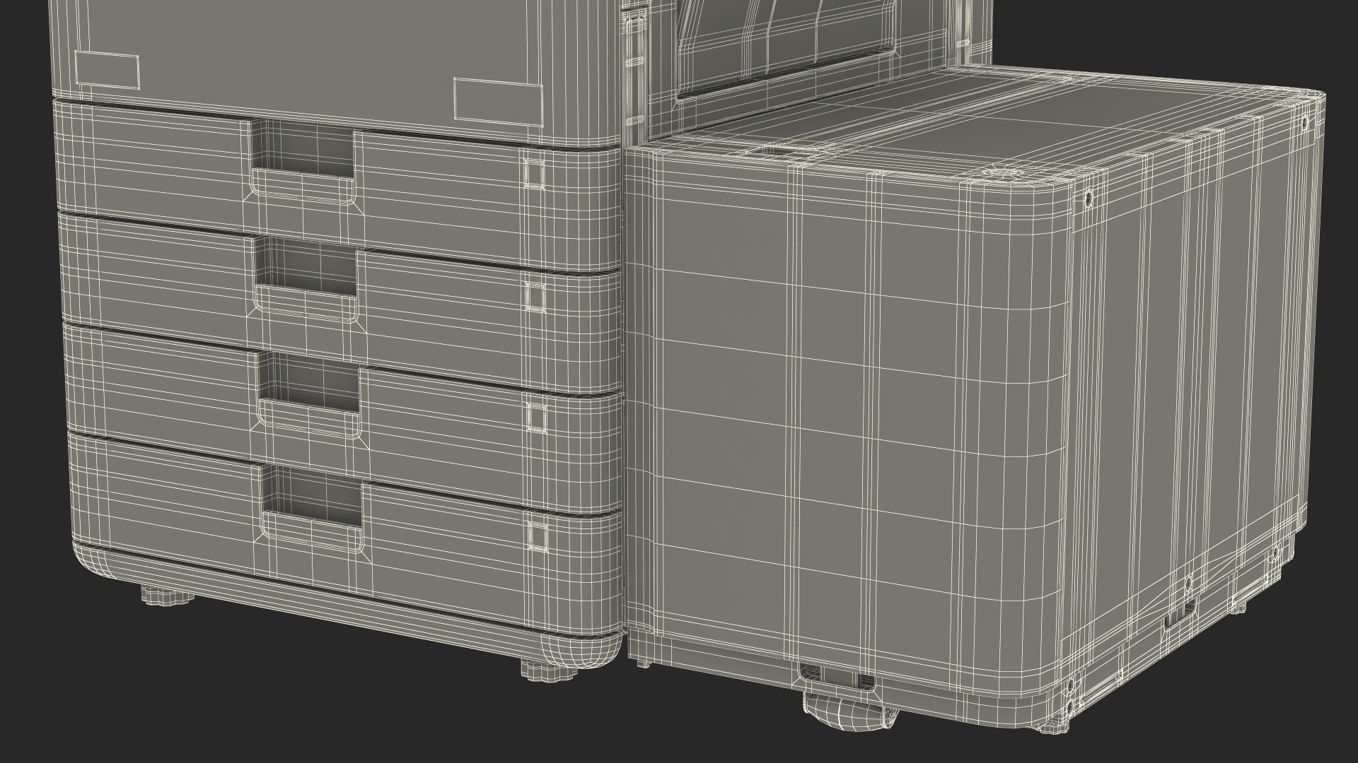 3D Laser MFP Black with Paper Deck Unit Tray