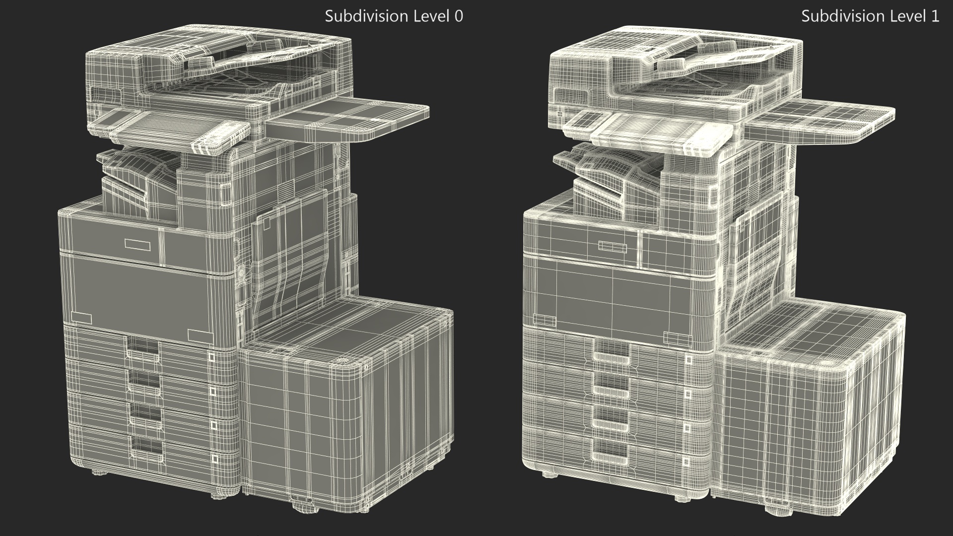 3D Laser MFP Black with Paper Deck Unit Tray