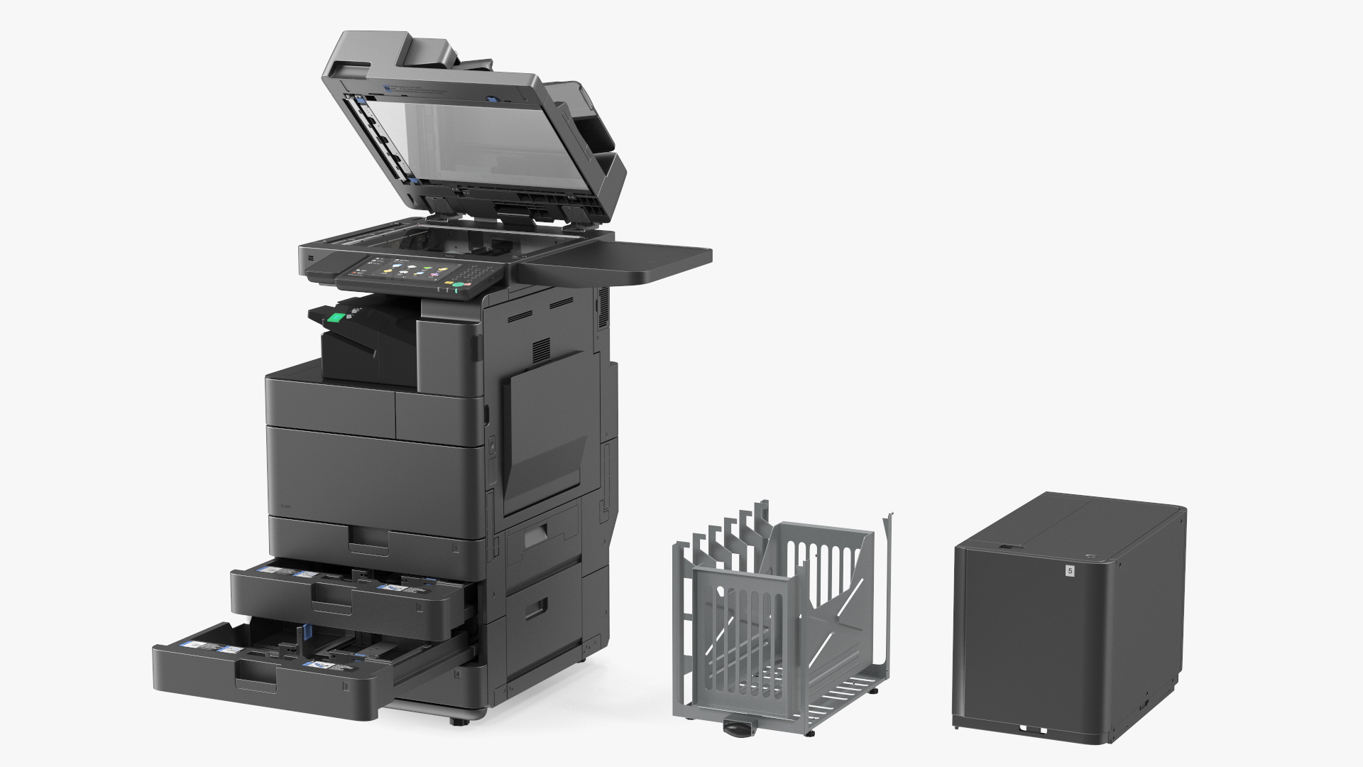3D Laser MFP Black with Paper Deck Unit Tray