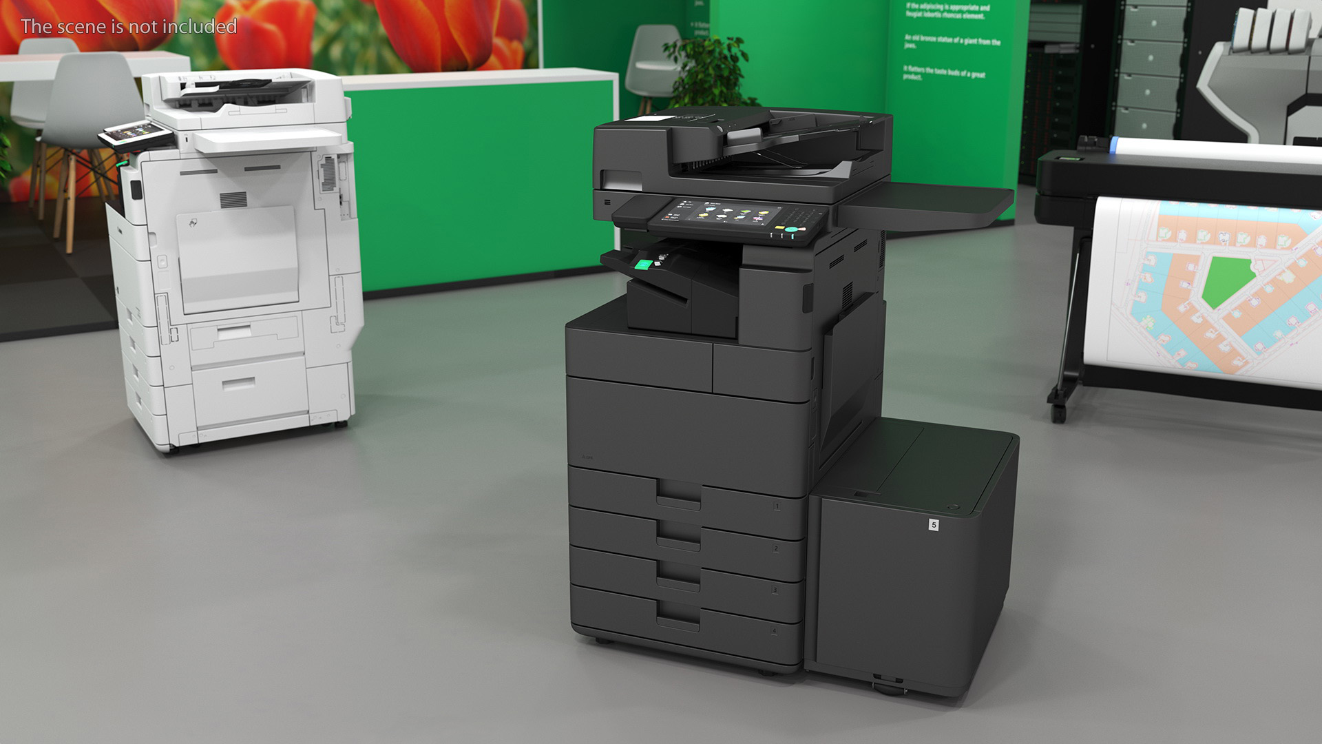 3D Laser MFP Black with Paper Deck Unit Tray