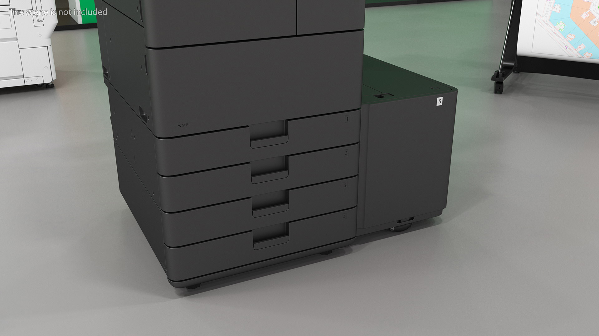 3D Laser MFP Black with Paper Deck Unit Tray