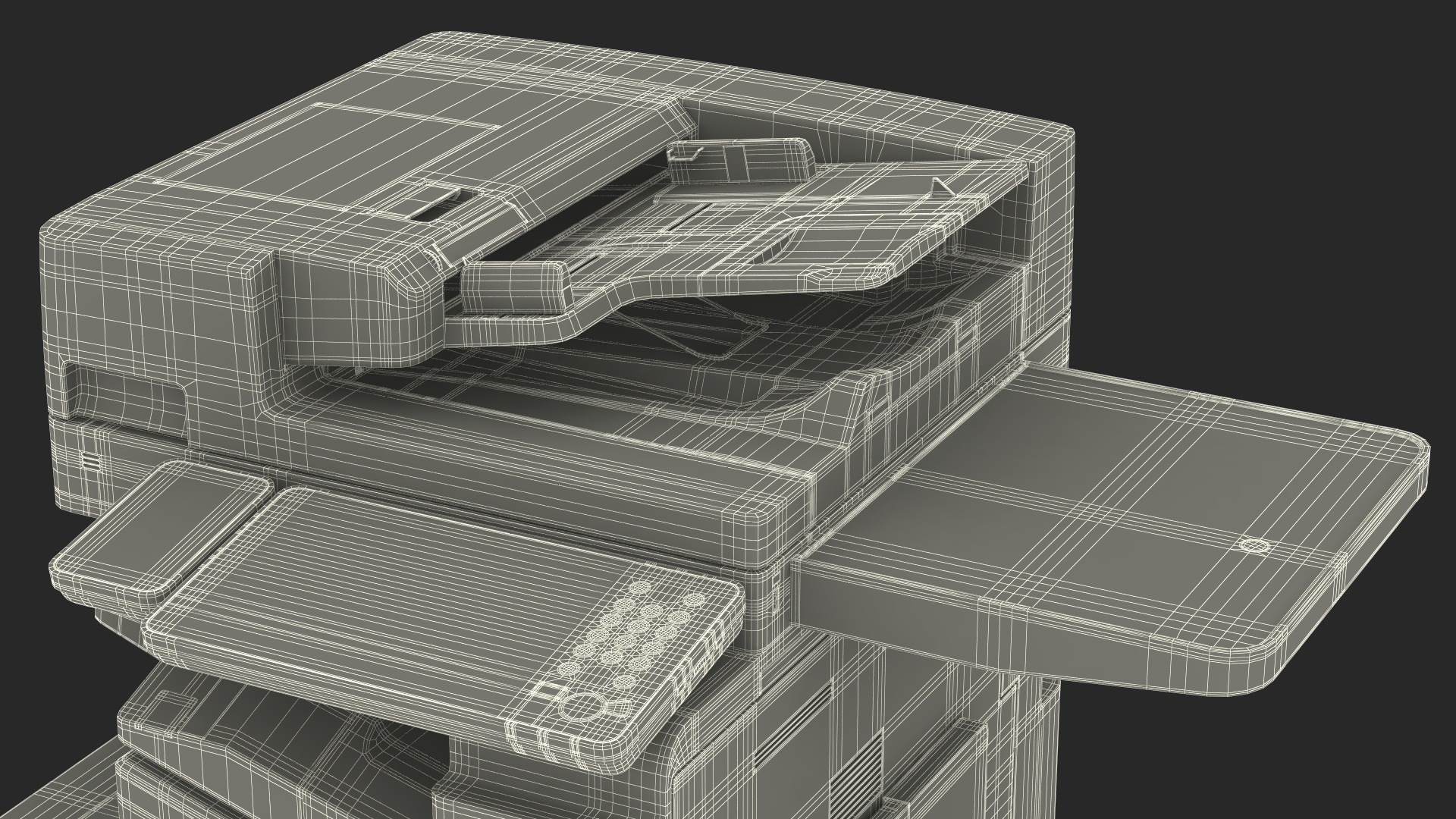 3D Laser MFP Black with Paper Deck Unit Tray