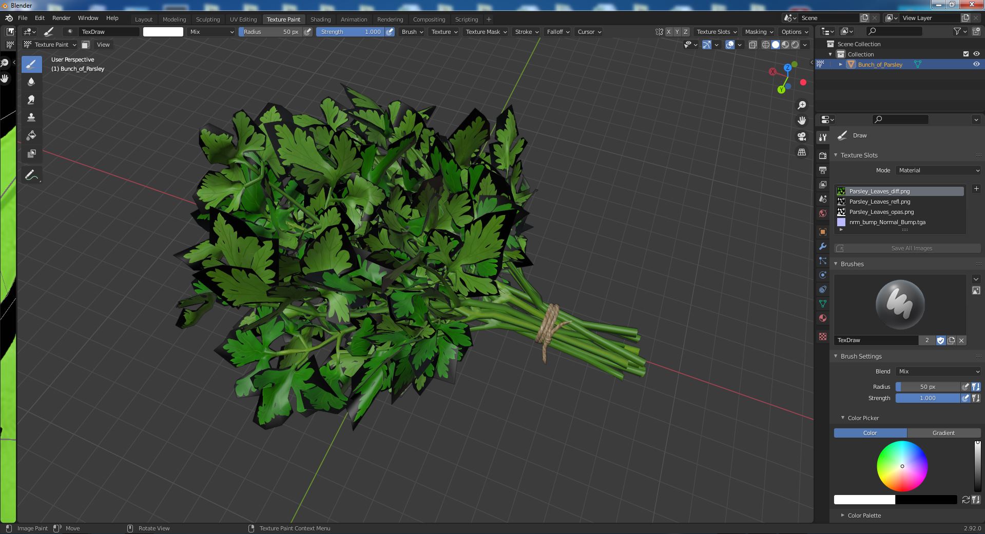 3D Bunch of Parsley