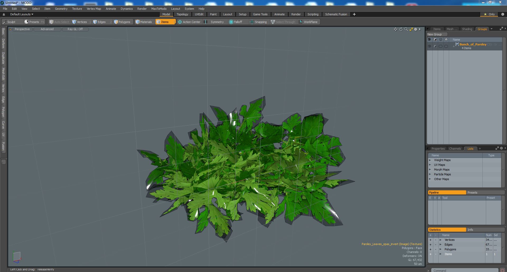 3D Bunch of Parsley