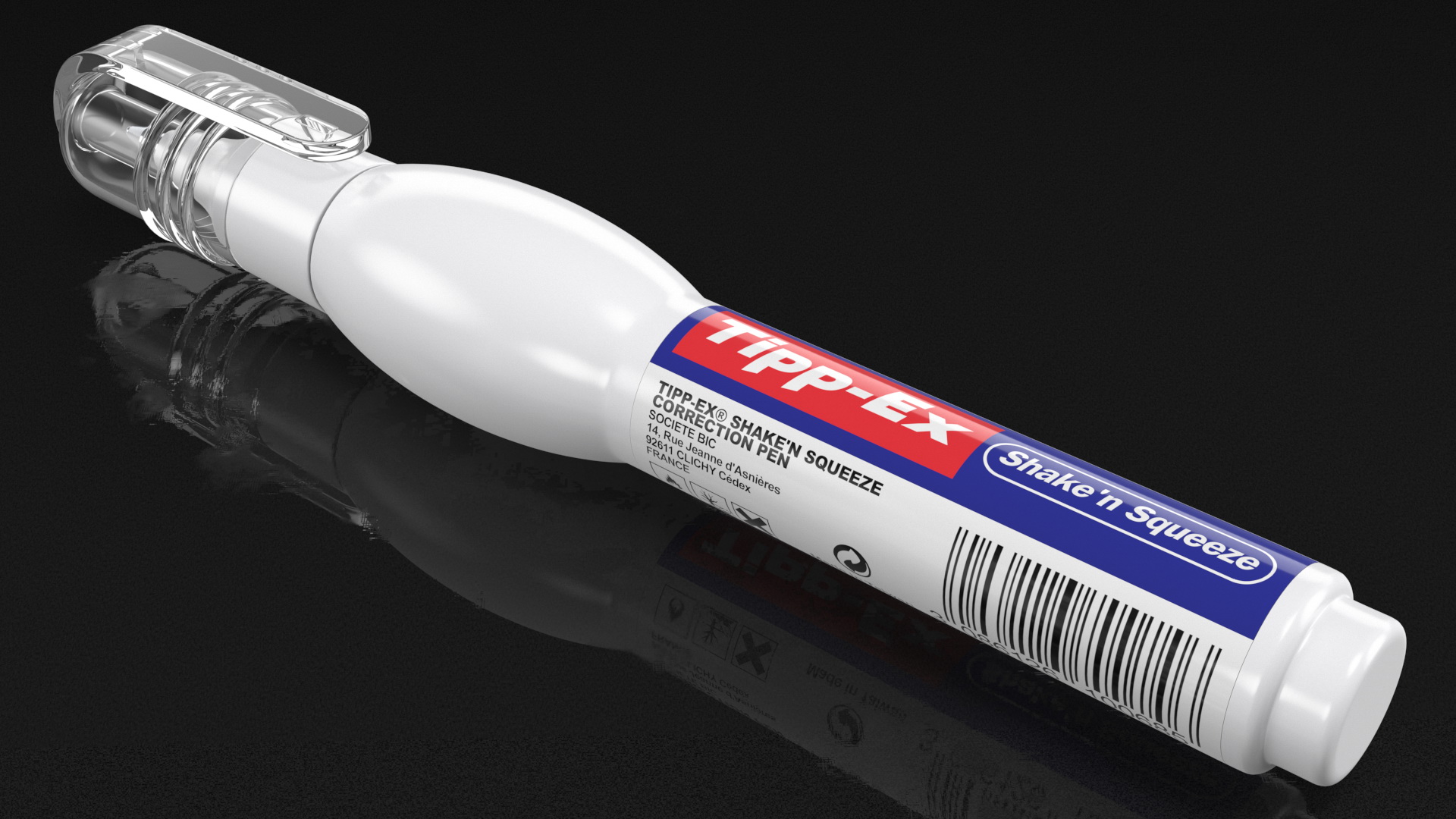Tipp Ex Shake n Squeeze Correction Fluid Pen 3D model