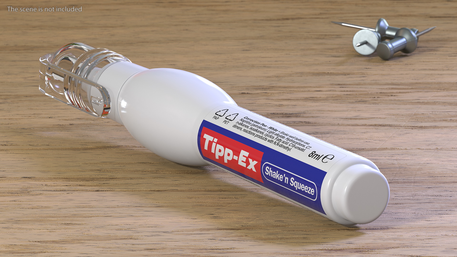 Tipp Ex Shake n Squeeze Correction Fluid Pen 3D model