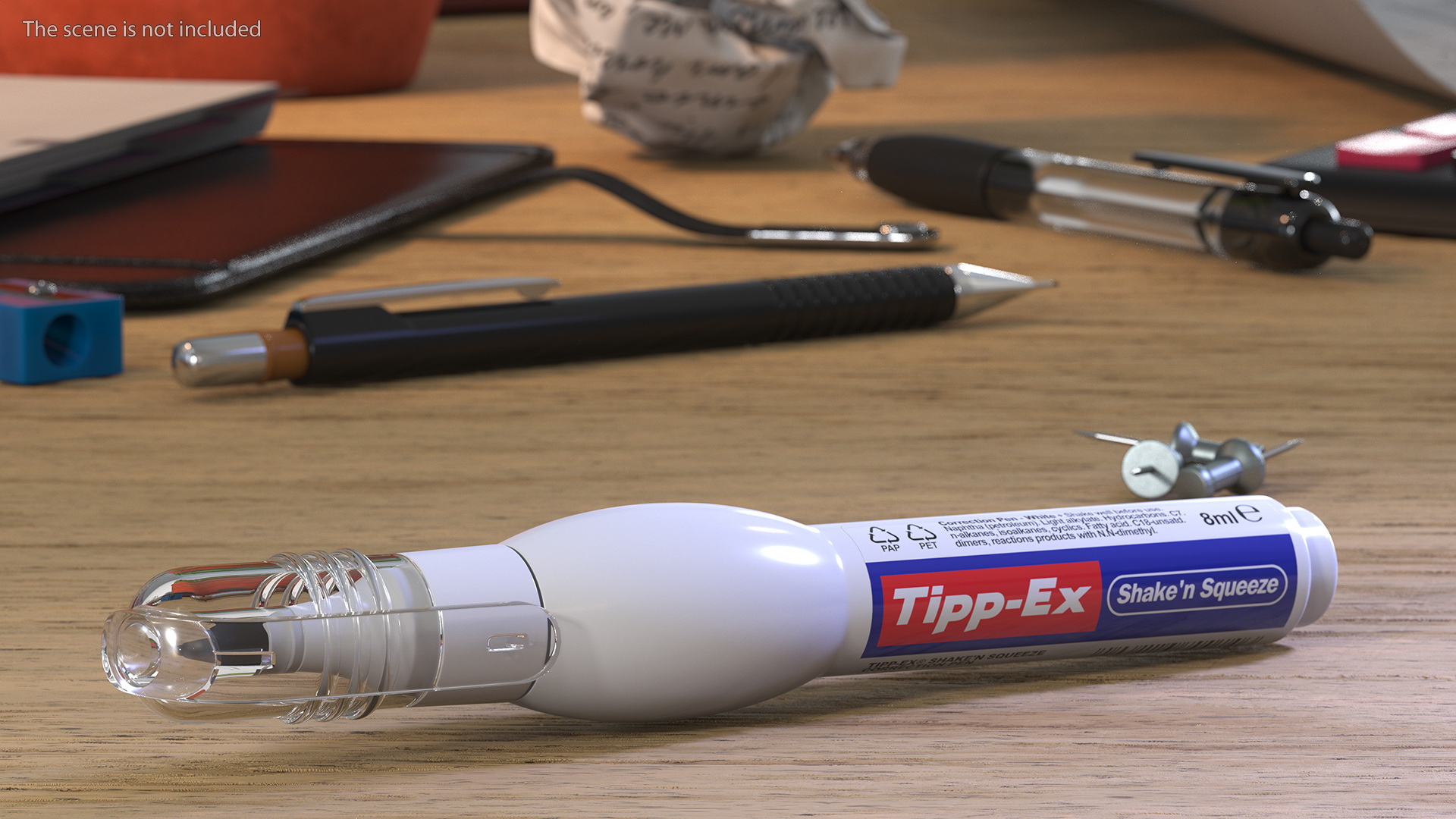 Tipp Ex Shake n Squeeze Correction Fluid Pen 3D model