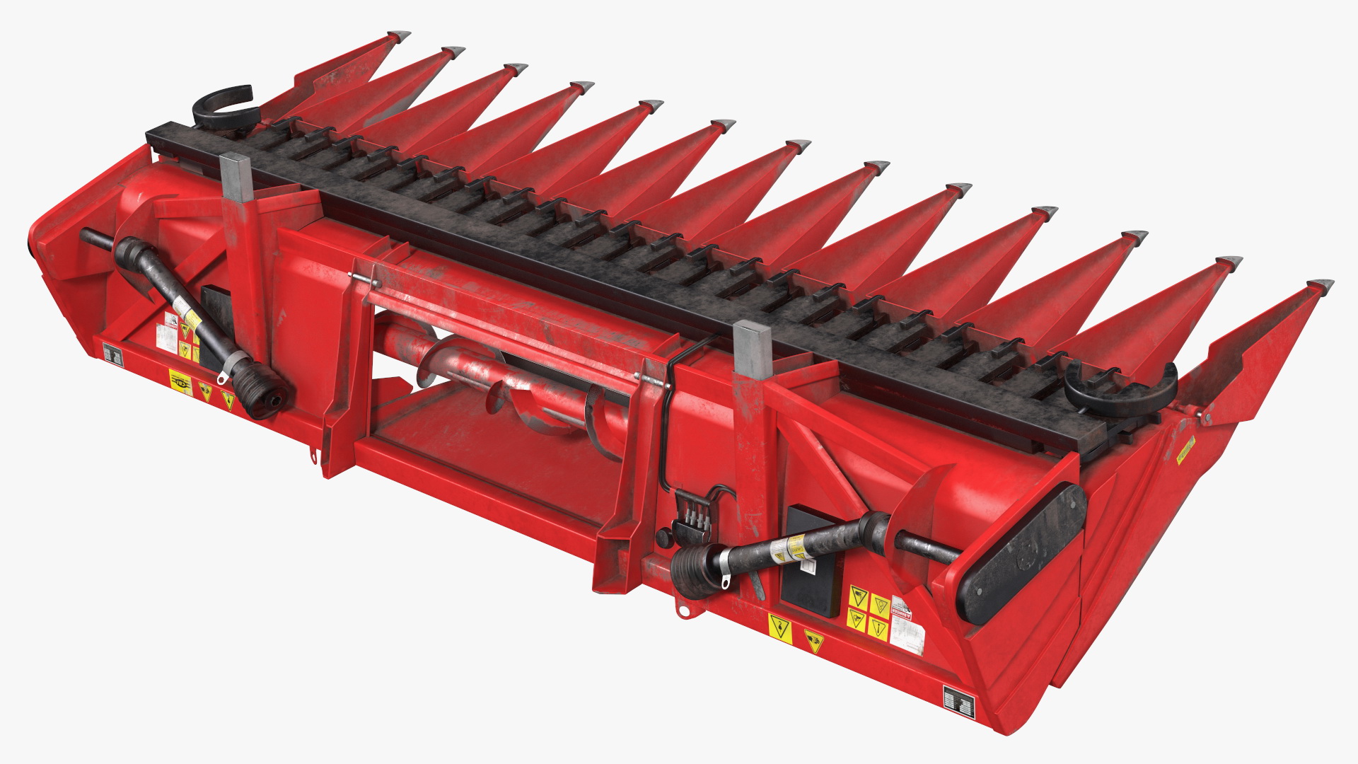 3D Rigid Corn Header 12 Rows Dirty