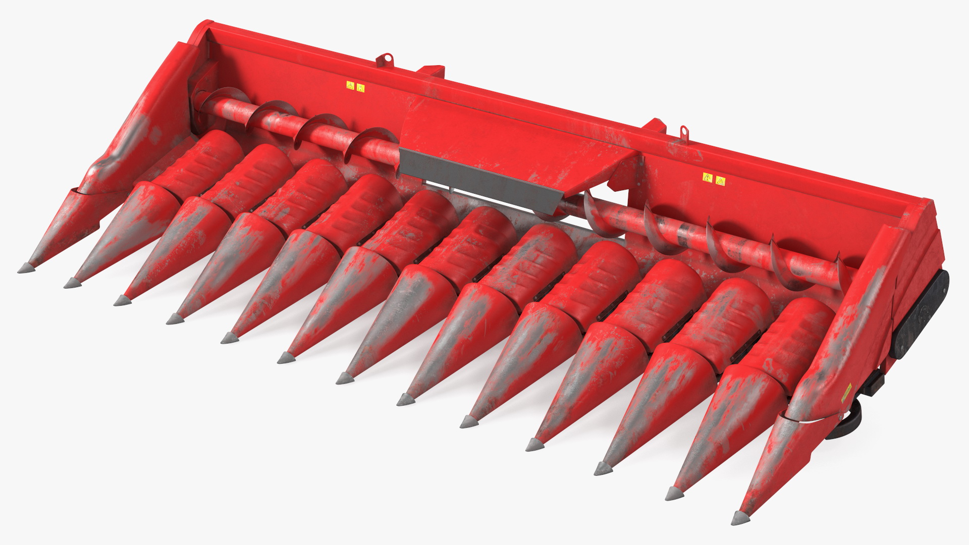 3D Rigid Corn Header 12 Rows Dirty