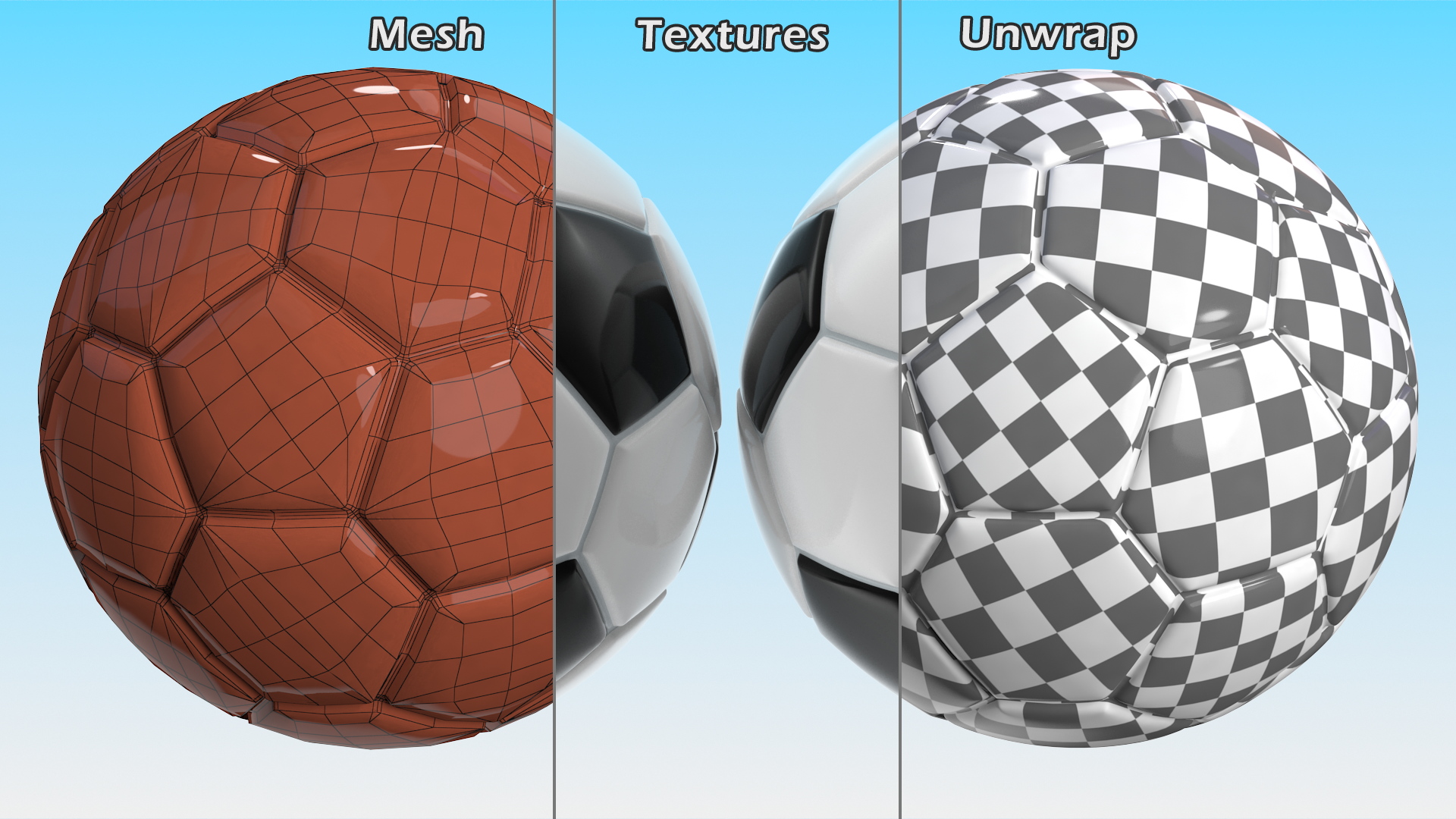Soccer Ball Emoji 3D