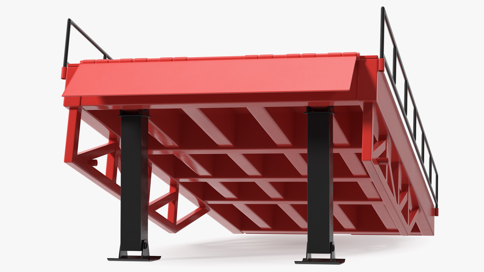Portable Trailer Loading Ramp 3D model