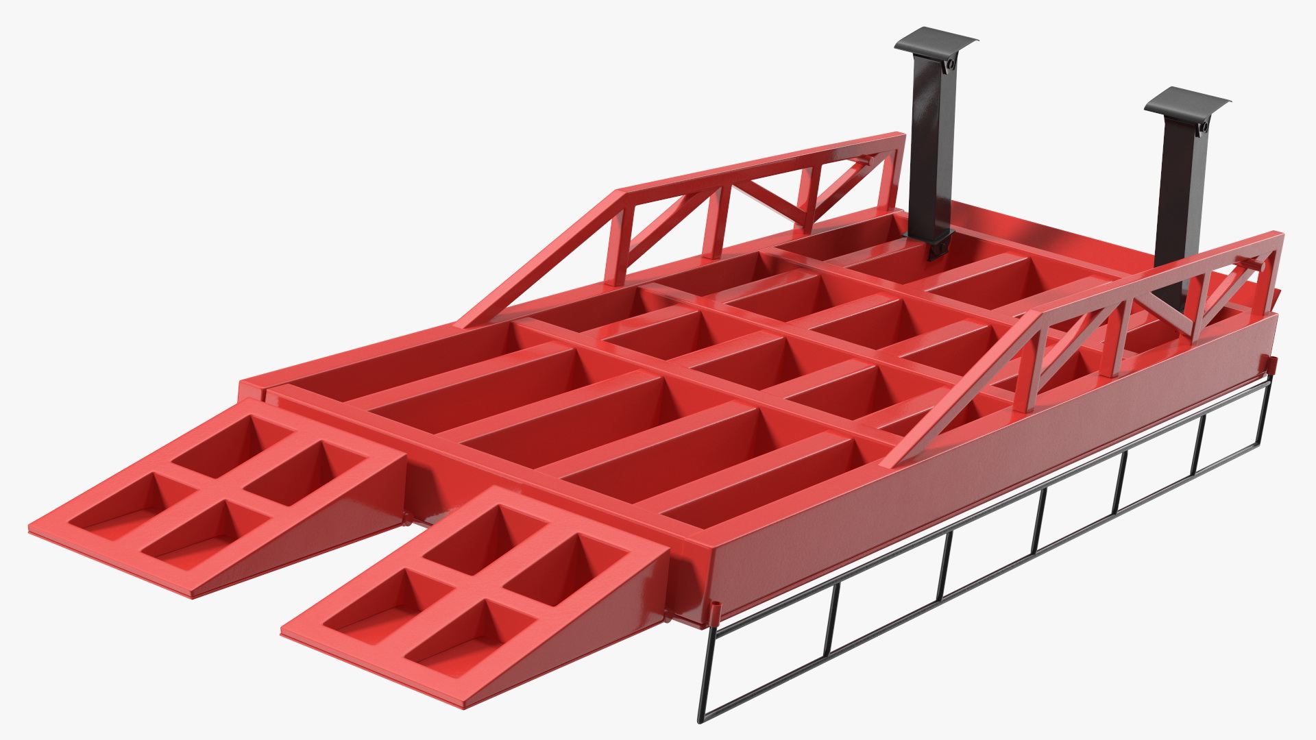 Portable Trailer Loading Ramp 3D model