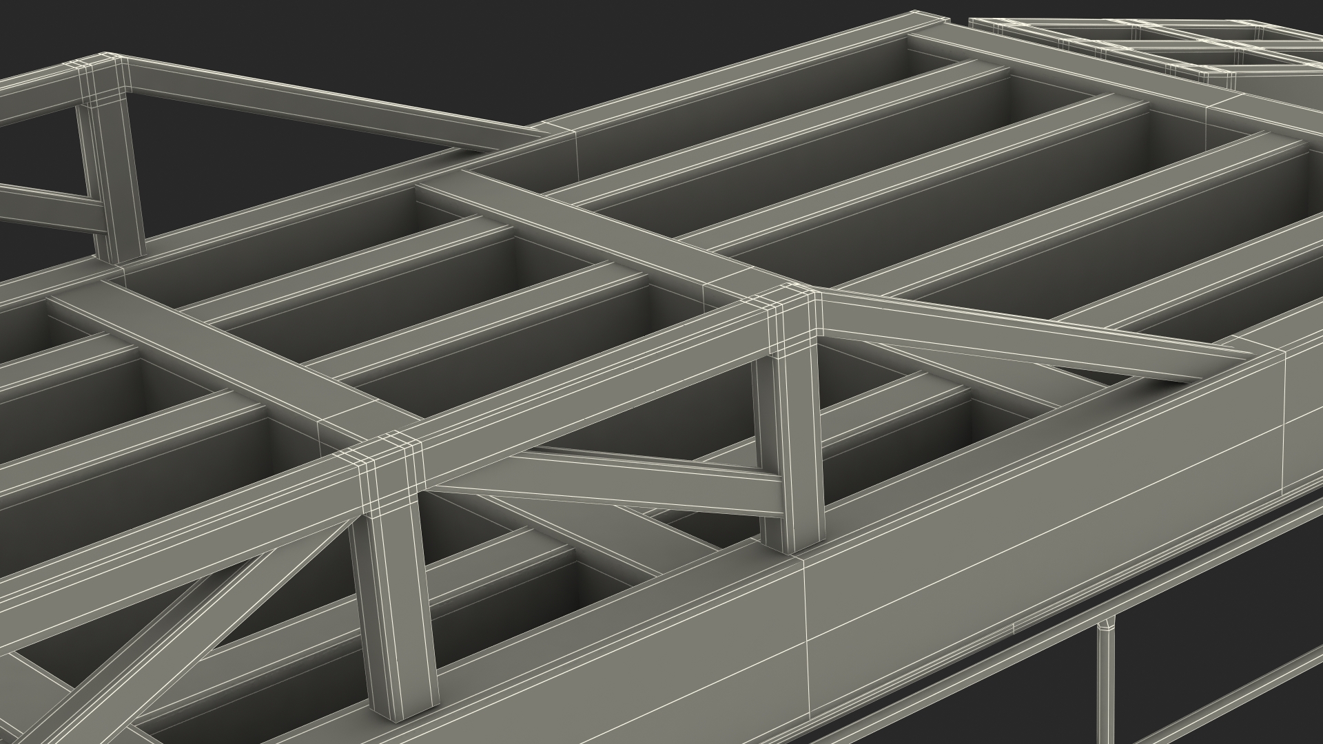 Portable Trailer Loading Ramp 3D model
