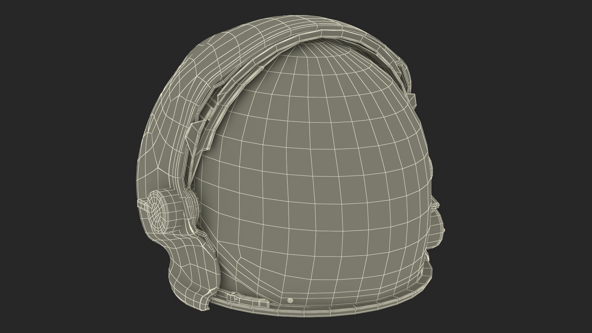 3D model NASA Astronaut Suit with Backpack Rigged