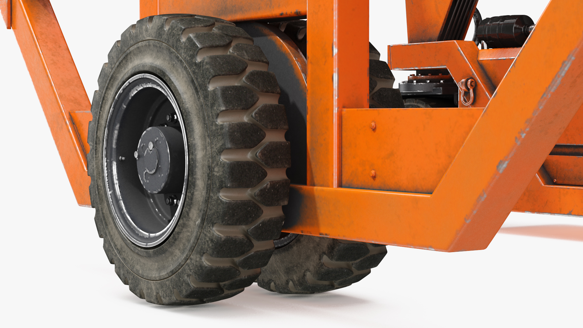 3D model Straddle Carrier Combilift SC Dirty
