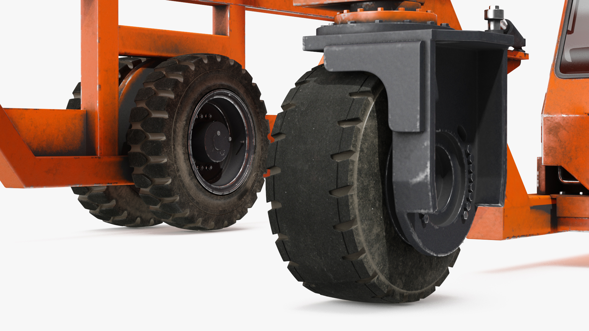 3D model Straddle Carrier Combilift SC Dirty