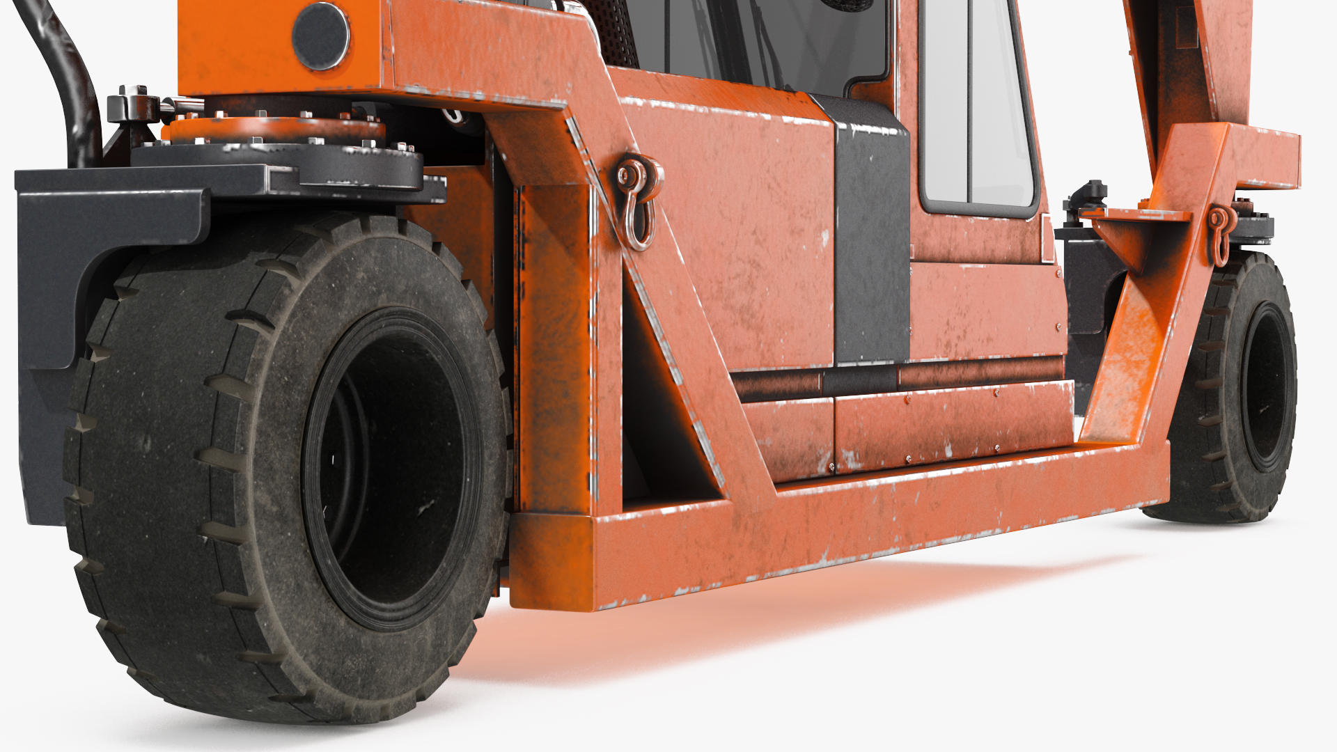 3D model Straddle Carrier Combilift SC Dirty