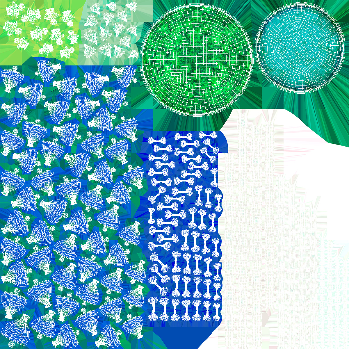 Coronavirus MERS-CoV Cross Section 3D model