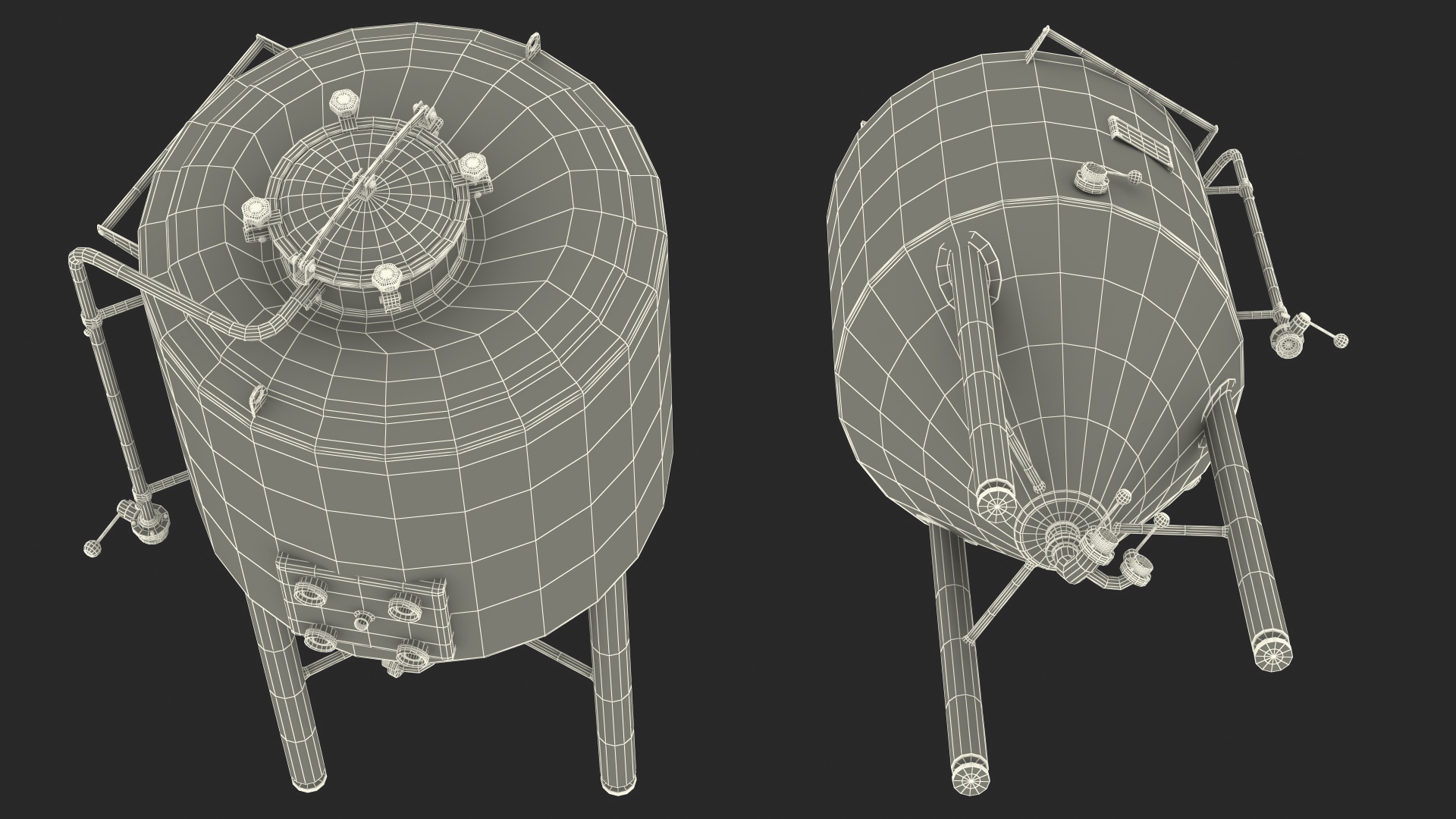 3D model Brewery Fermentation Tank