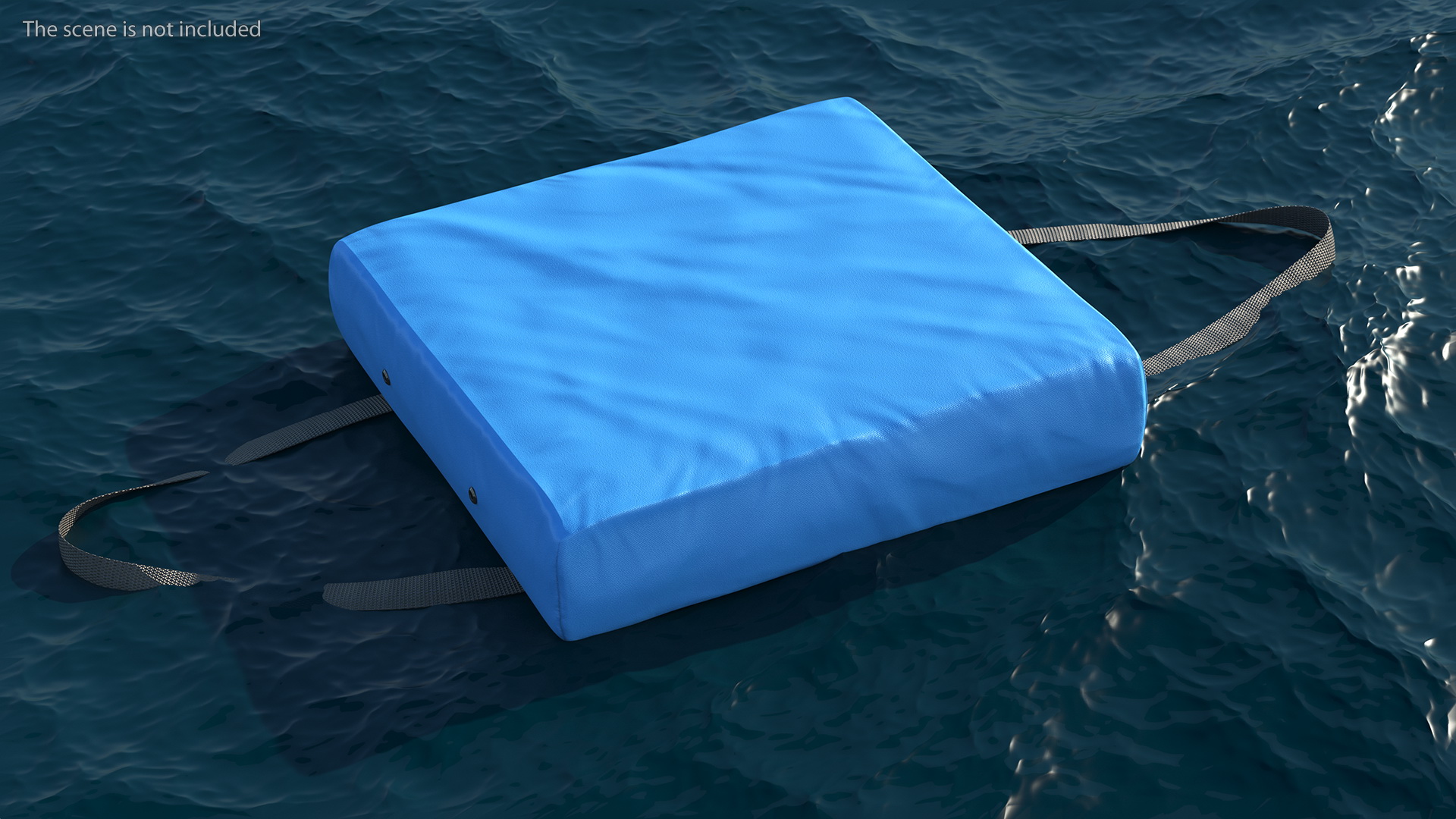3D model Bradley Type IV Boat Cushion USCG Throwable Flotation Device