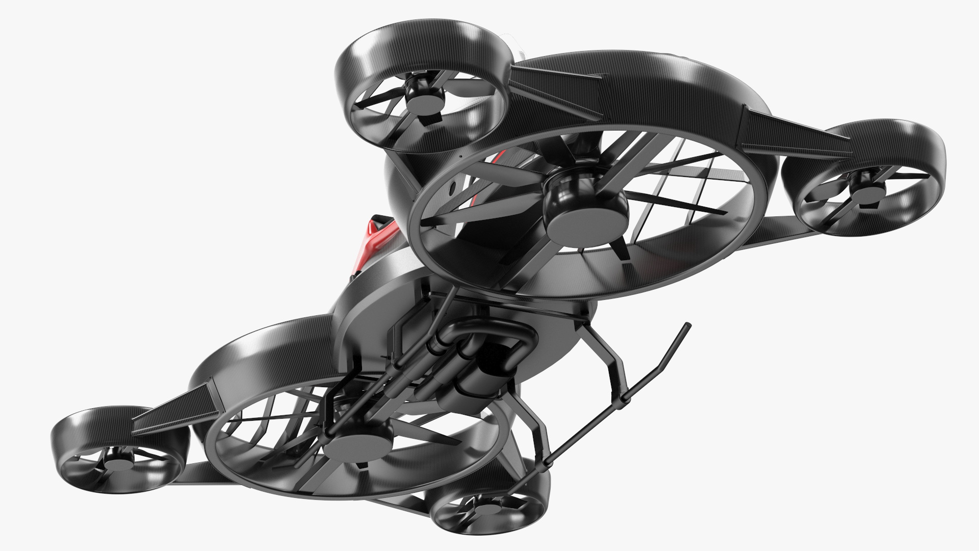 Hoverbike XTURISMO Red 3D